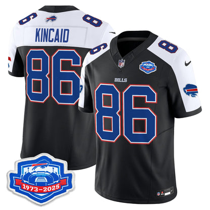 Men's Buffalo Bills 2025 Farewell Season Patch Vapor Limited Jersey - All Stitched