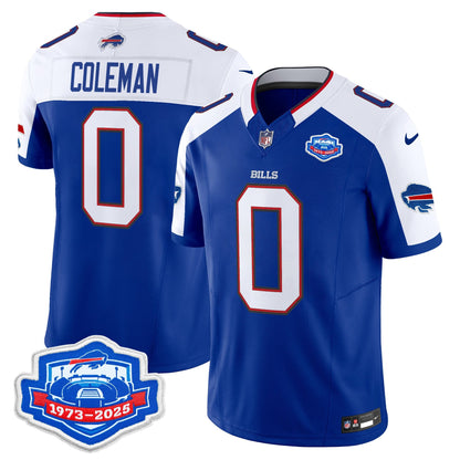 Men's Buffalo Bills 2025 Farewell Season Patch Vapor Limited Jersey - All Stitched