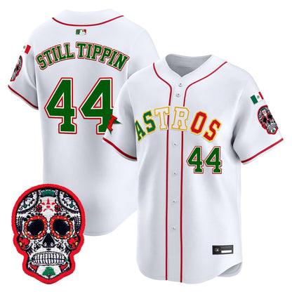 Houston Astros Mexico 2025 'Día de los Muertos Edition' Vapor Premier Limited Jersey - All Stitched