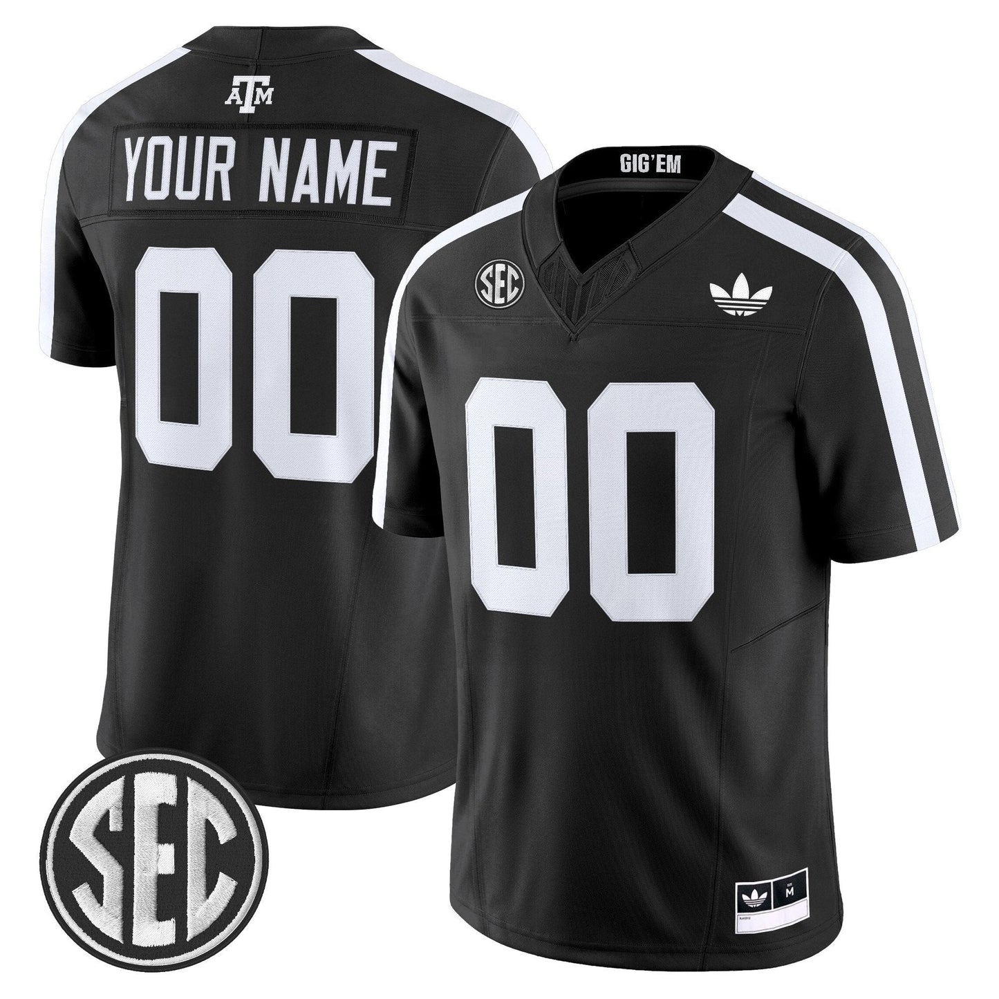 Texas A&M Aggies 2025 Vapor Limited Custom Jersey V2 - All Stitched