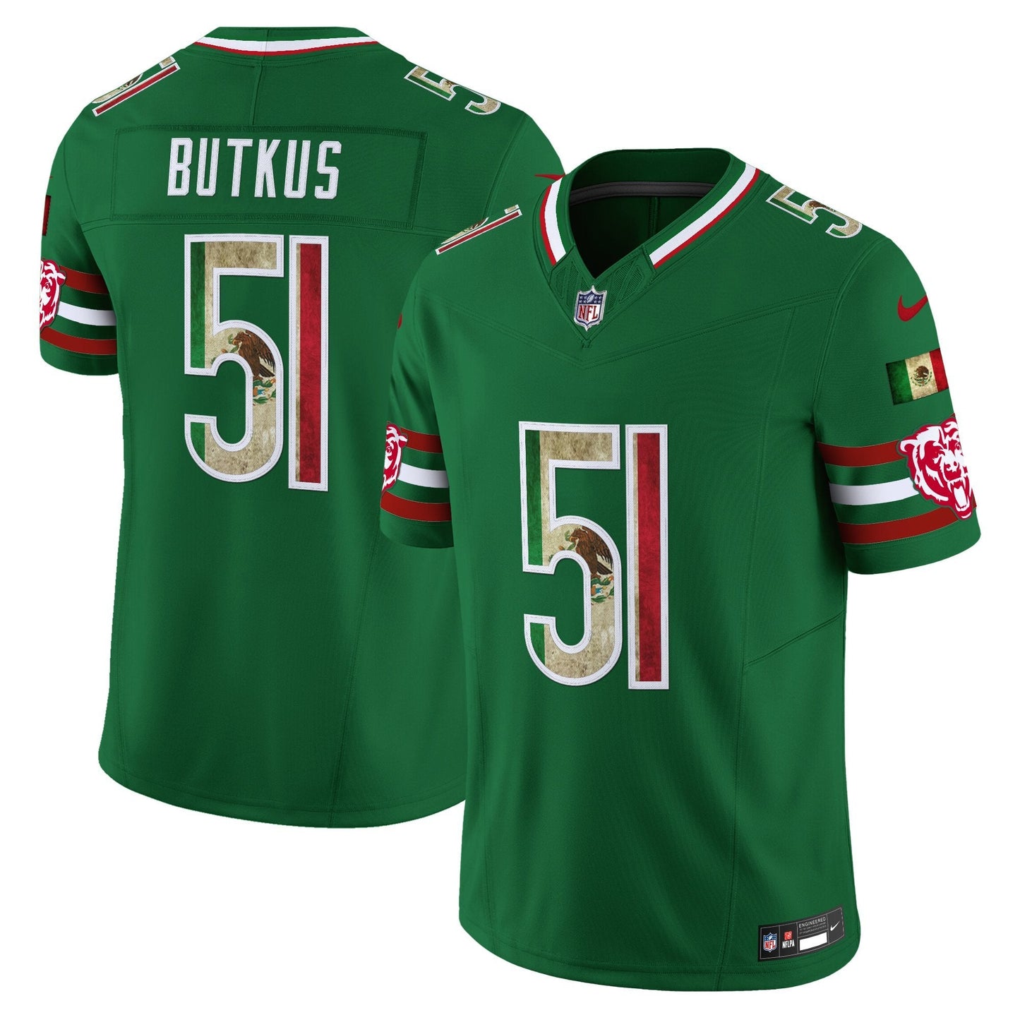 Men's Chicago Bears Mexico Vapor Limited Jersey - All Stitched