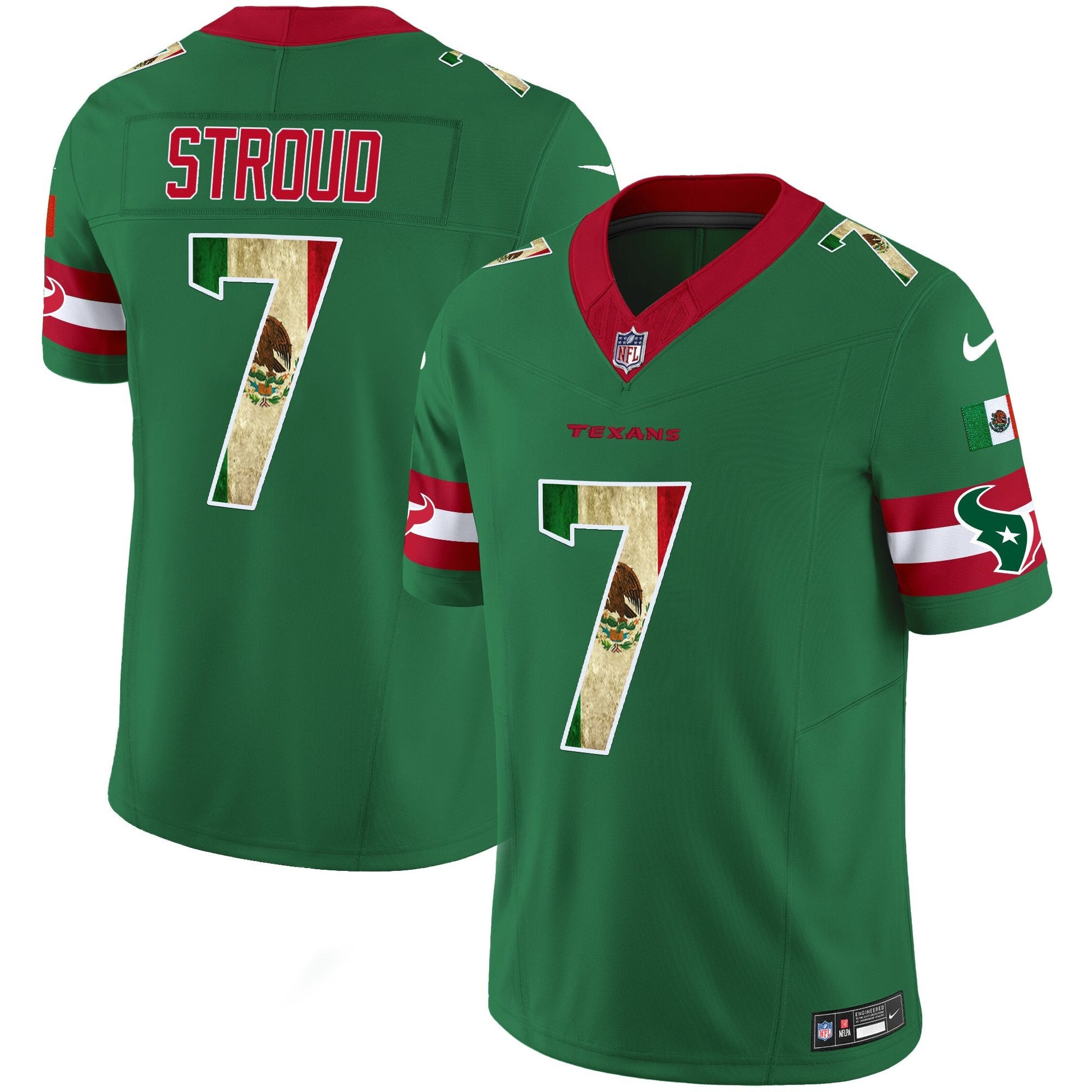 Men's Houston Texans 2025 Mexico Vapor Limited Jersey - All Stitched