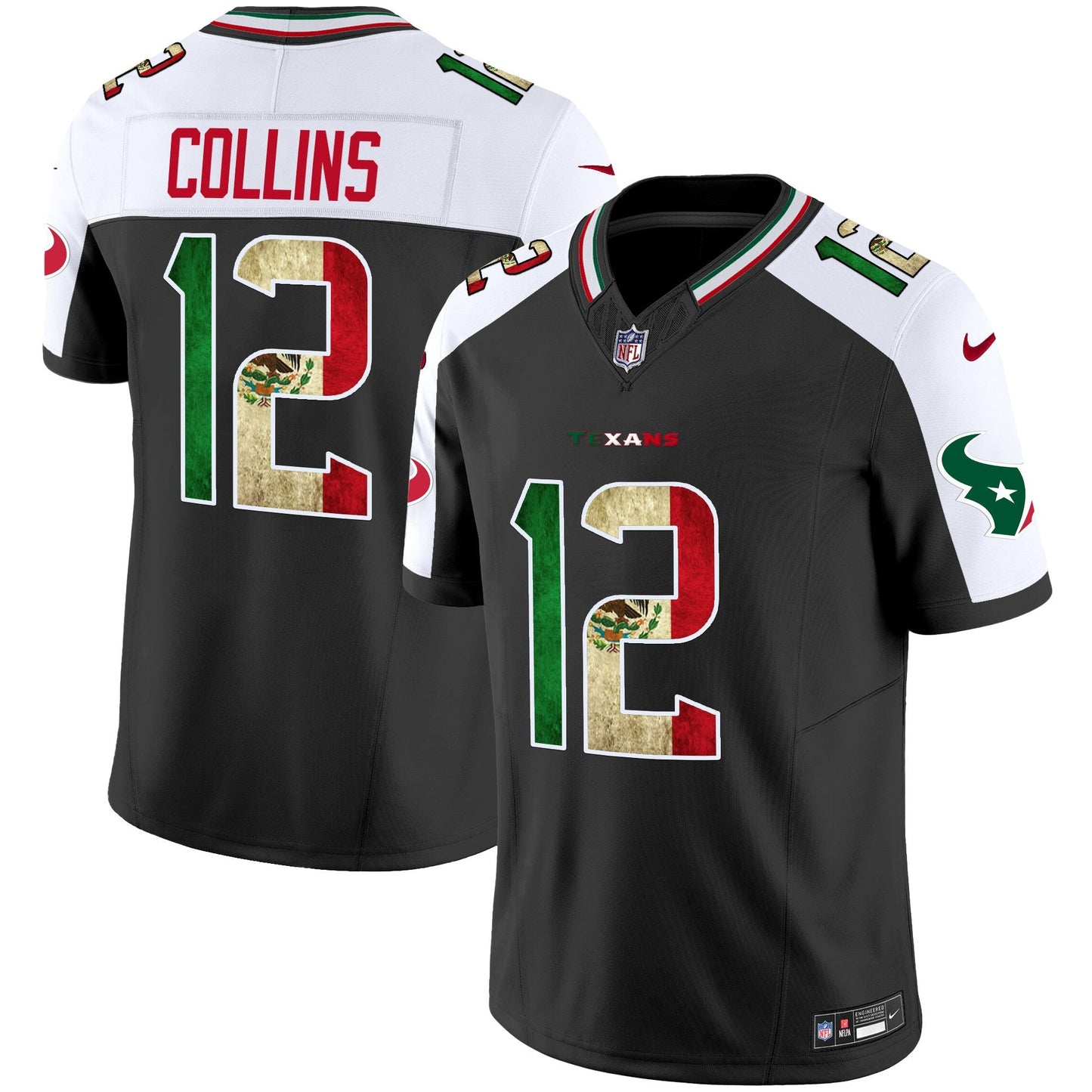 Men's Houston Texans 2025 Mexico Vapor Limited Jersey - All Stitched