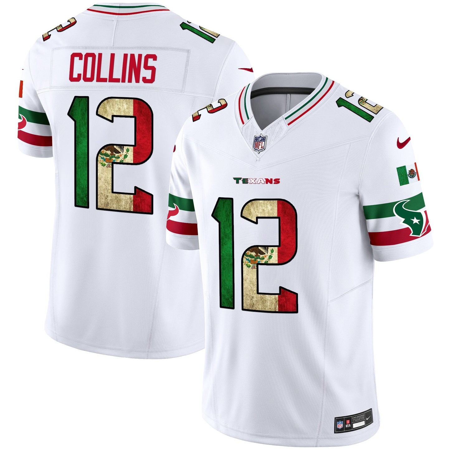Men's Houston Texans 2025 Mexico Vapor Limited Jersey - All Stitched