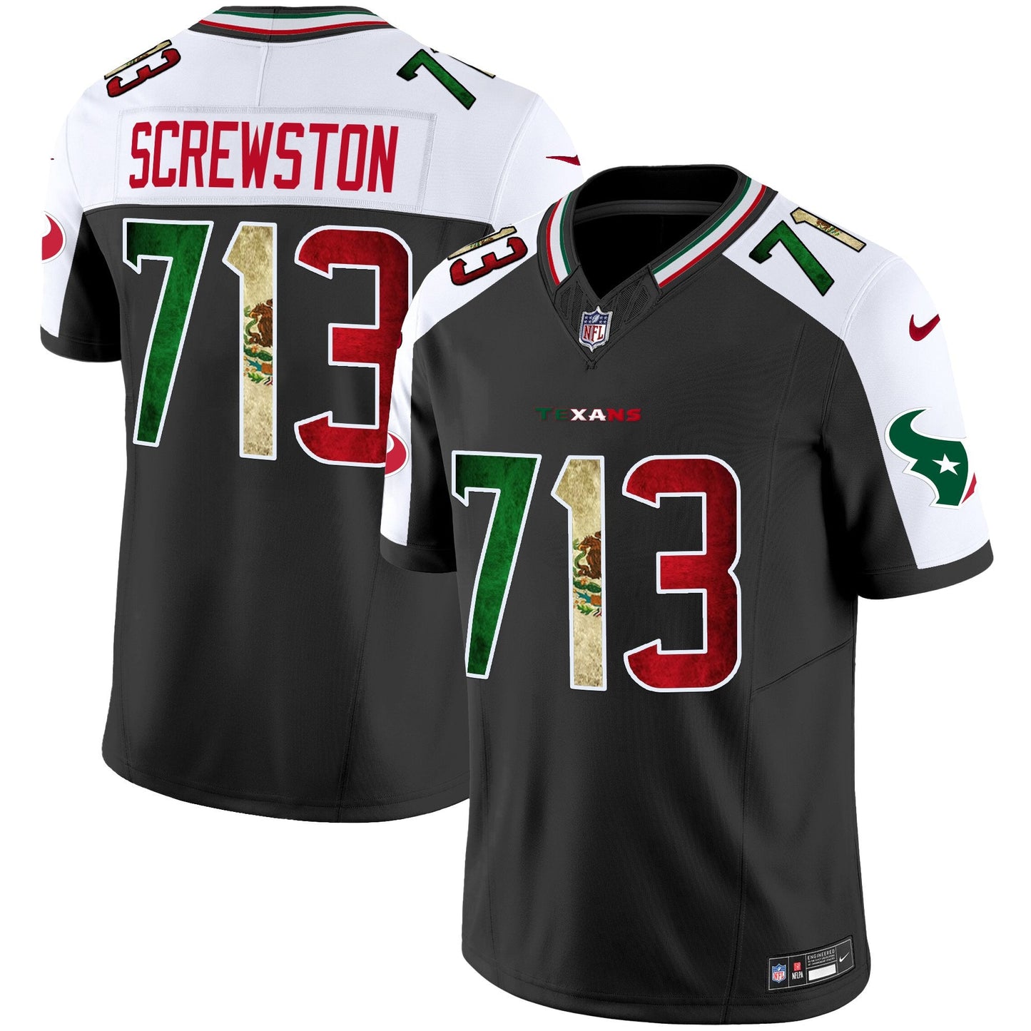 Men's Houston Texans 2025 Mexico Vapor Limited Jersey - All Stitched