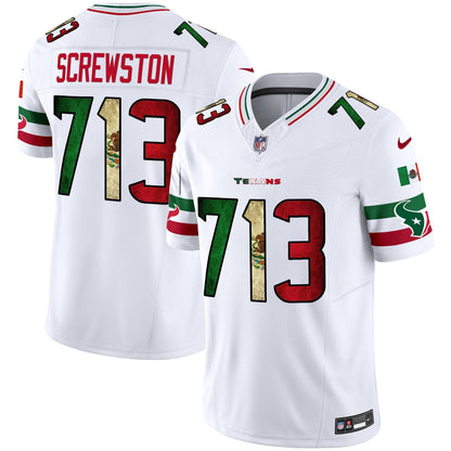 Men's Houston Texans 2025 Mexico Vapor Limited Jersey - All Stitched
