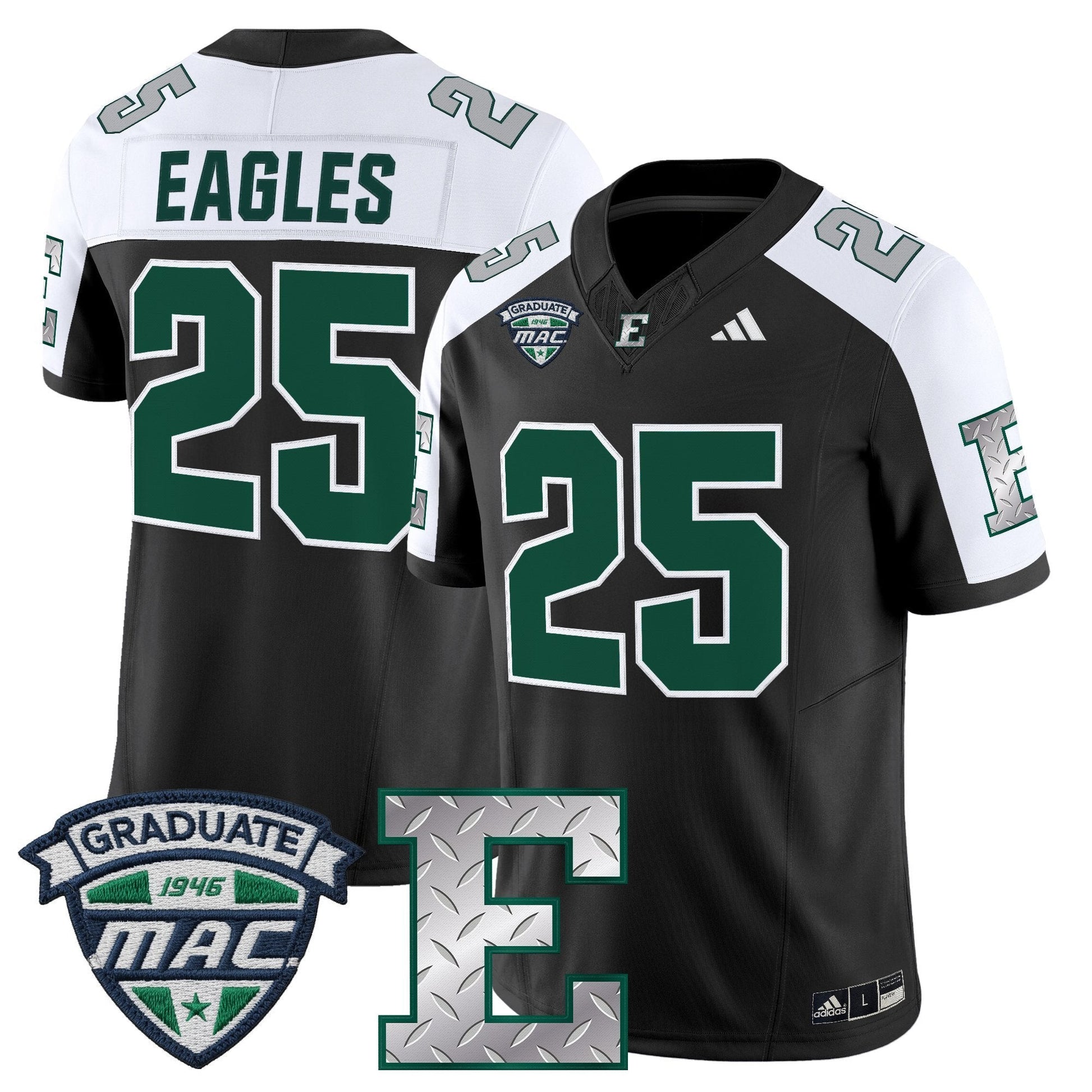 Men's Eastern Michigan Eagles 2025 Vapor Limited Jersey - All Stitched