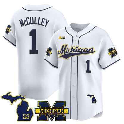 Men's Michigan Wolverines 2025 Vapor Baseball Jersey - All Stitched