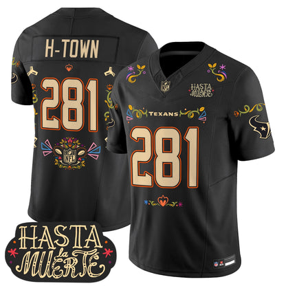 Houston Texans Mexico 'Hasta la Muerte Edition' Vapor Limited Jersey - All Printed