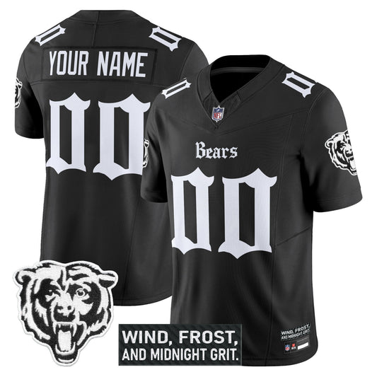 Chicago Bears 'Gothic Midway Legacy' Vapor Limited Custom Jersey - All Stitched