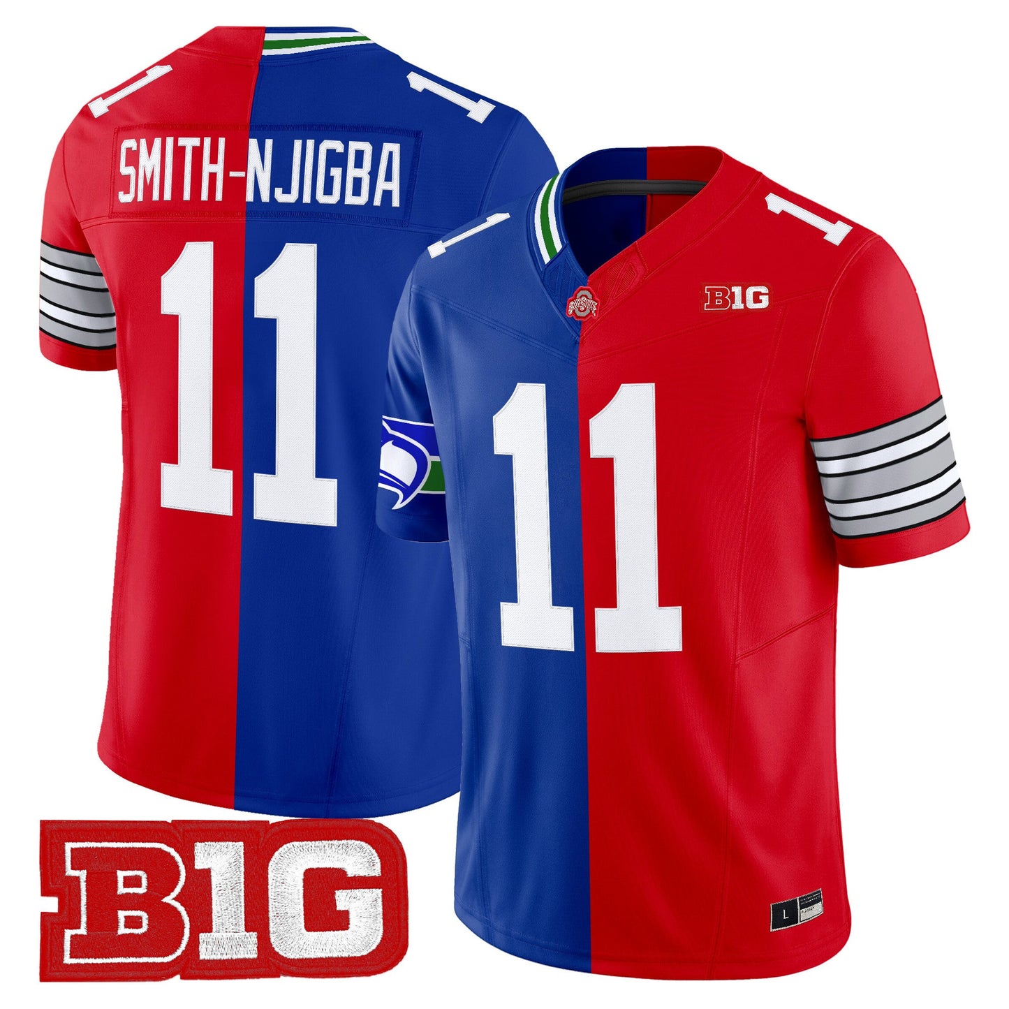 #11 Jaxon Smith-Njigba Split Vapor Limited Jersey - All Stitched
