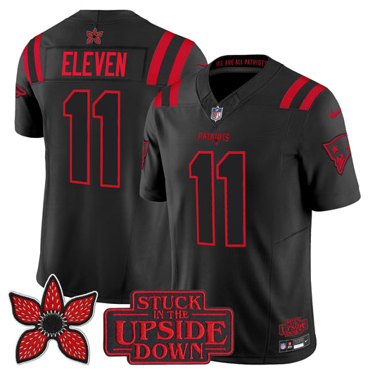 New England Patriots 'Stranger Things Edition' Vapor Limited Jersey - All Stitched