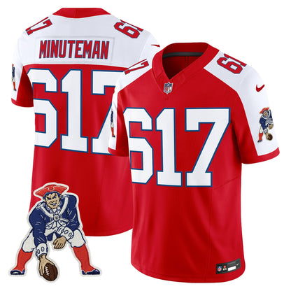 Men's New England Patriots Throwback Vapor Limited Jersey - All Stitched