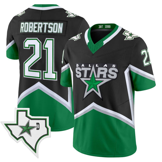 Dallas Stars '99 Throwback Vapor Jersey - Football Style - Stitched