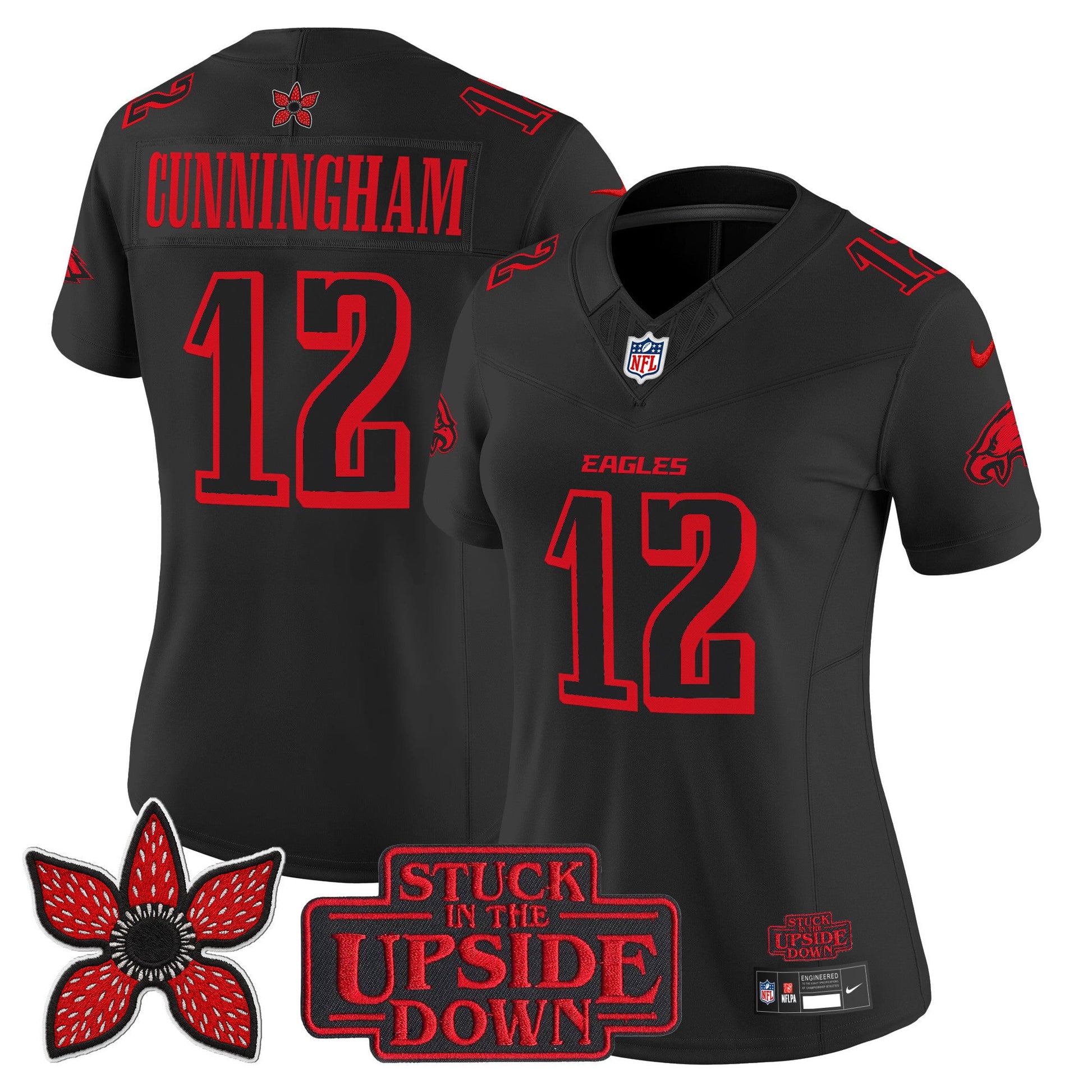 Philadelphia Eagles 'Stranger Things Edition' Vapor Limited Jersey - All Stitched