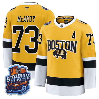 Boston Bruins 2026 Stadium Series Premium Jersey - All Stitched