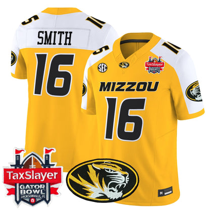 Men's Missouri Tigers 2025 Gator Bowl Vapor Limited Jersey - All Stitched