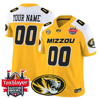 Missouri Tigers 2025 Gator Bowl Vapor Limited Custom Jersey - All Stitched