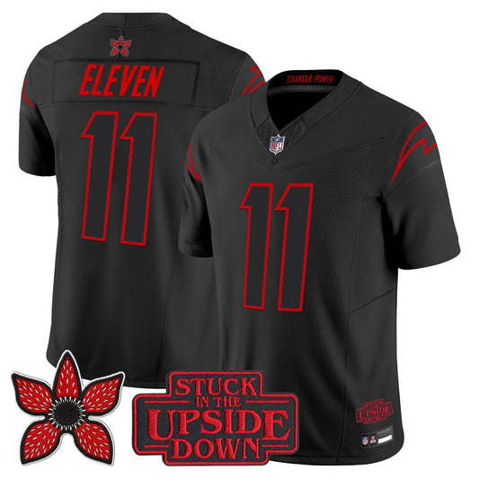 Los Angeles Chargers 'Stranger Things Edition' Vapor Limited Jersey - All Stitched