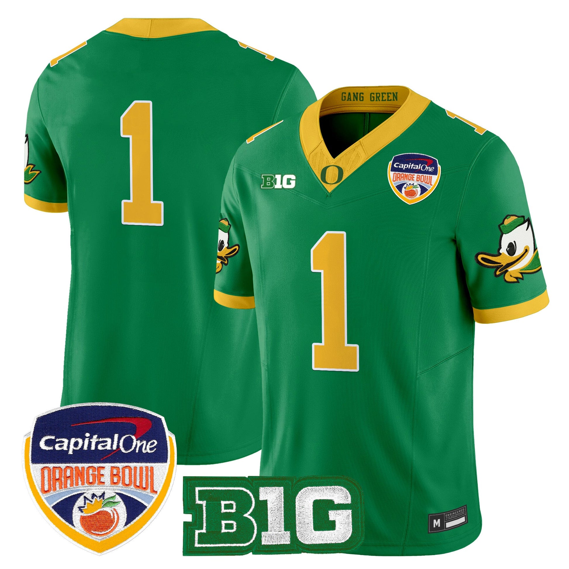 Oregon Ducks 2026 Orange Bowl Vapor Limited Jersey - All Stitched