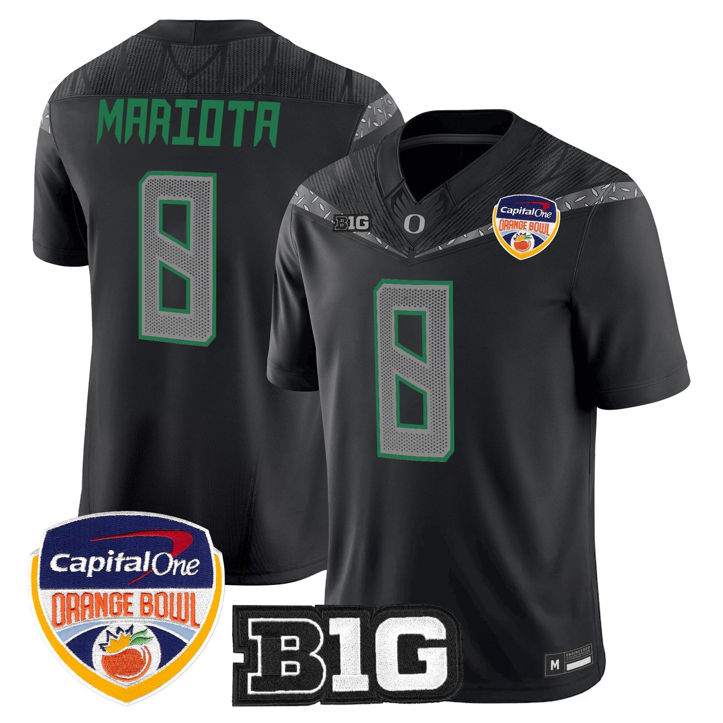 Oregon Ducks 2026 Orange Bowl Vapor Limited Jersey - All Stitched