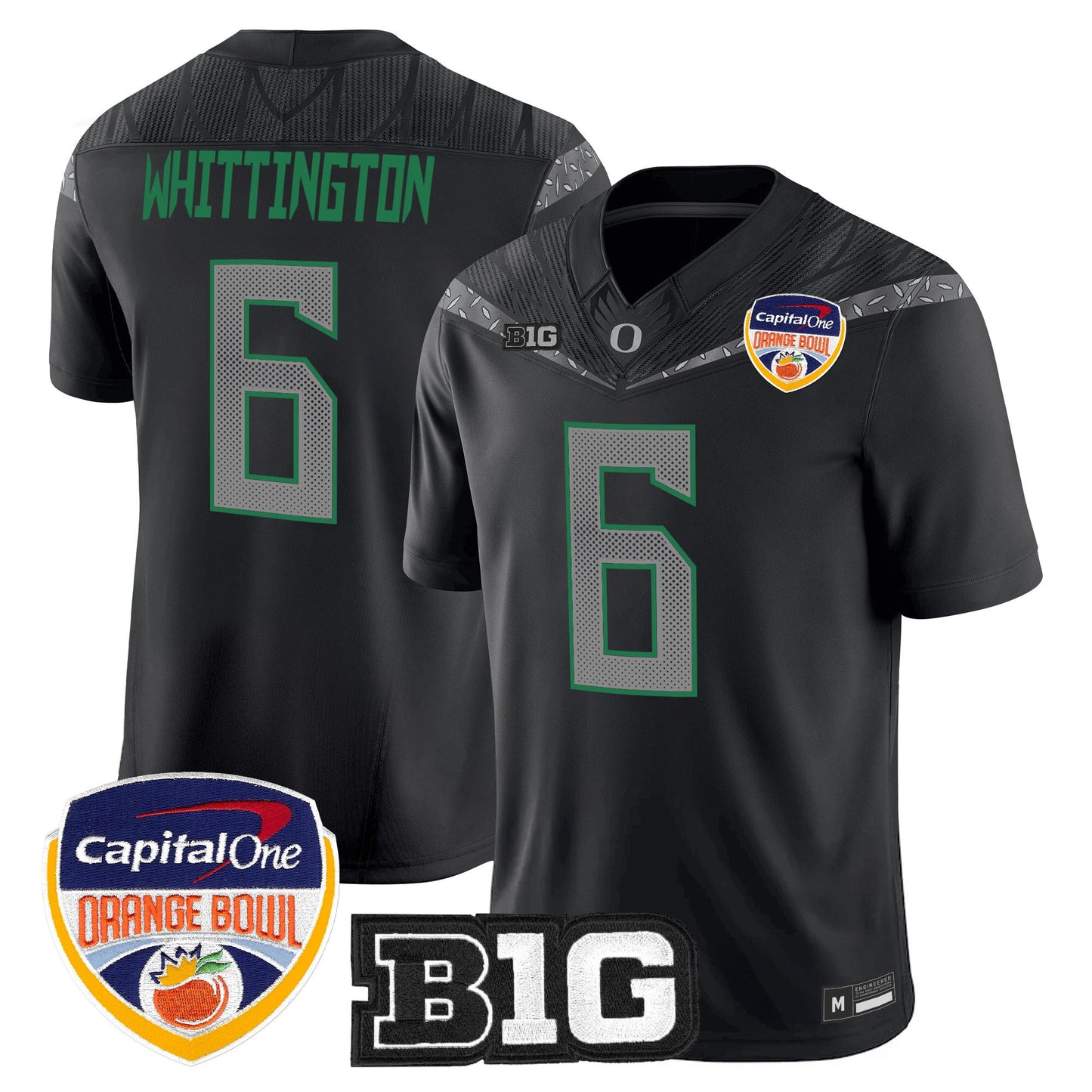 Oregon Ducks 2026 Orange Bowl Vapor Limited Jersey - All Stitched
