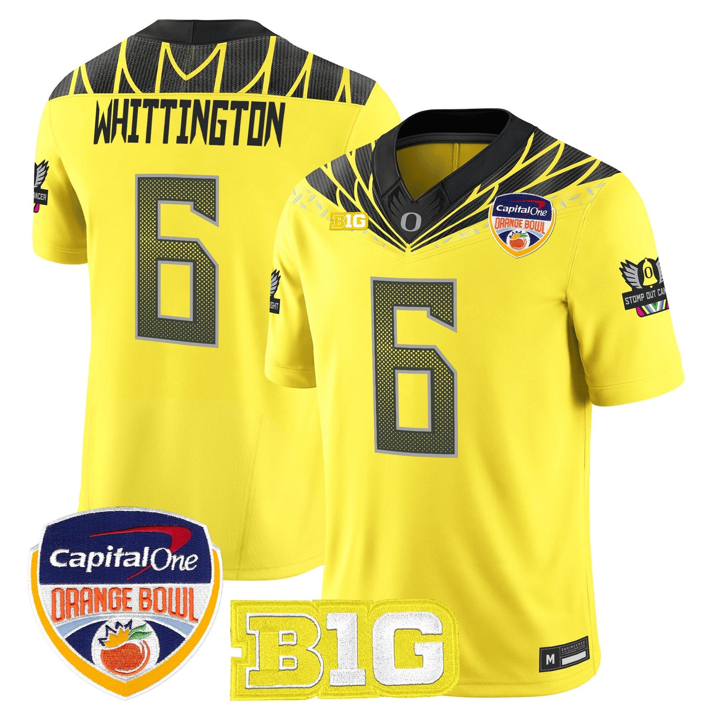 Oregon Ducks 2026 Orange Bowl Vapor Limited Jersey - All Stitched