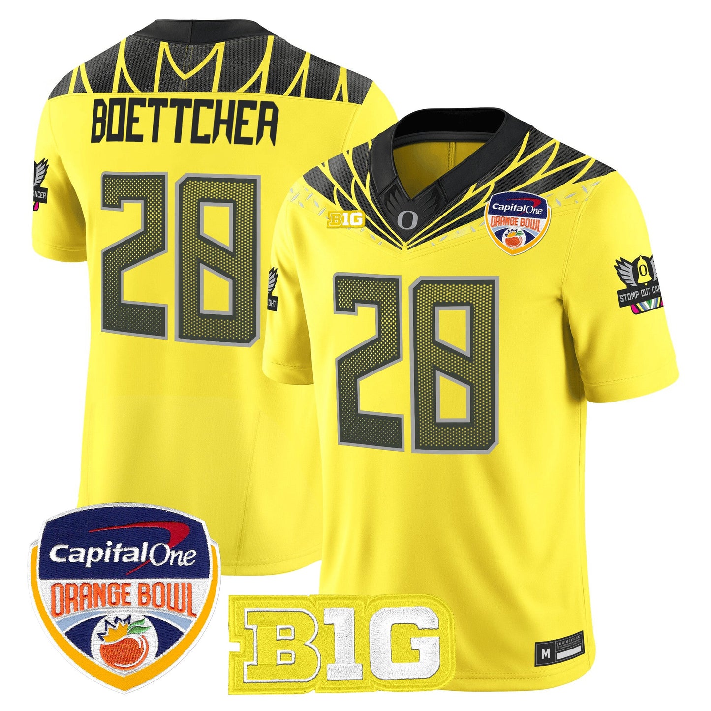Oregon Ducks 2026 Orange Bowl Vapor Limited Jersey - All Stitched