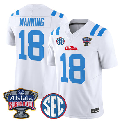 Ole Miss Rebels 2026 Sugar Bowl Vapor Limited Jersey - All Stitched