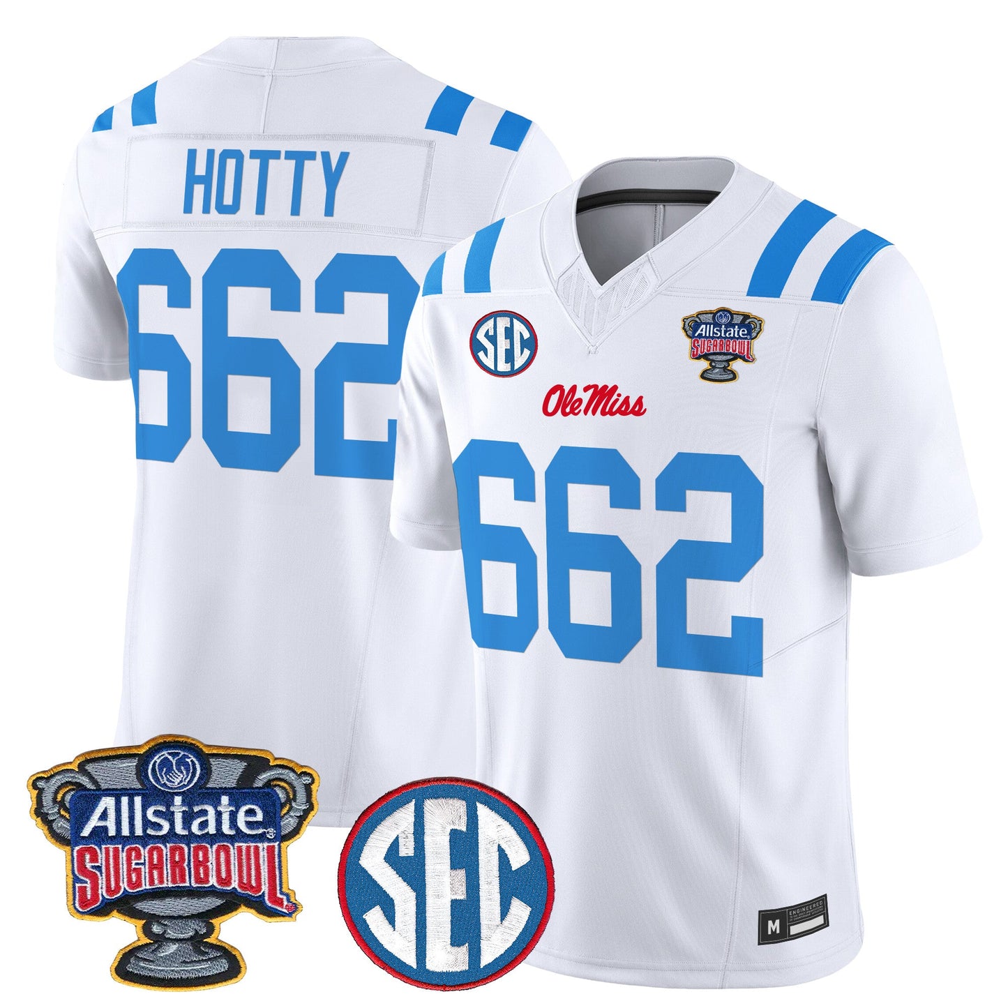 Ole Miss Rebels 2026 Sugar Bowl Vapor Limited Jersey - All Stitched