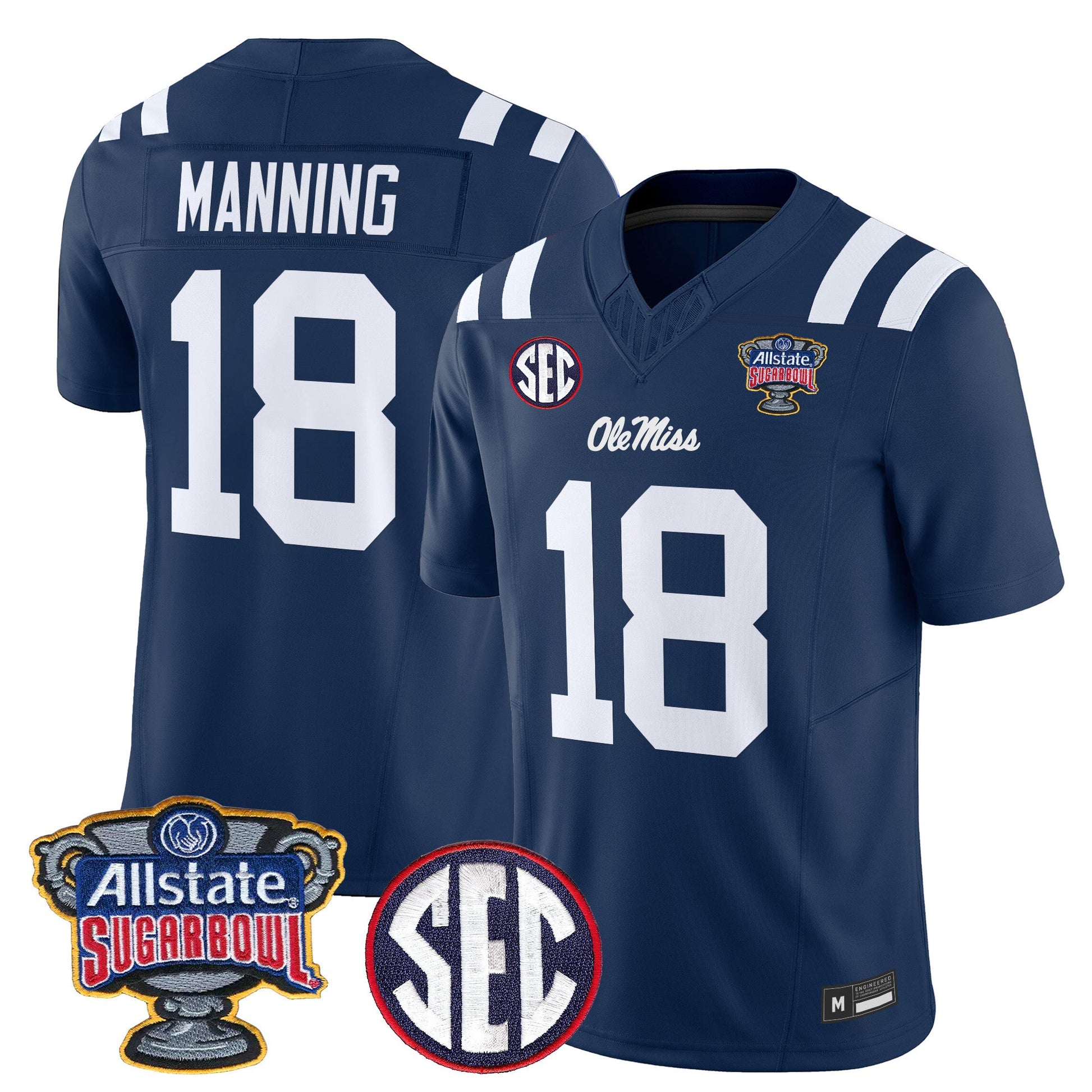 Ole Miss Rebels 2026 Sugar Bowl Vapor Limited Jersey - All Stitched