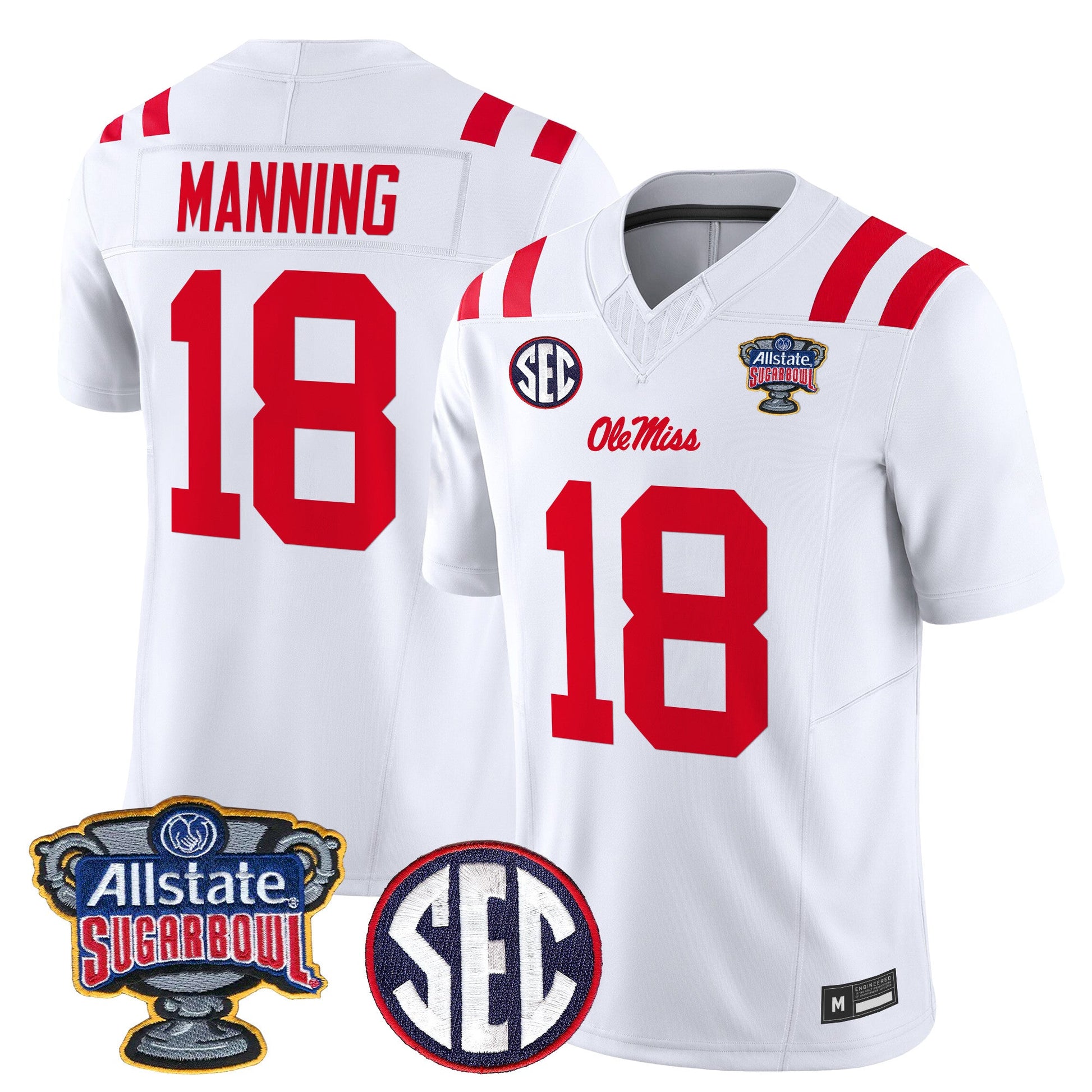 Ole Miss Rebels 2026 Sugar Bowl Vapor Limited Jersey - All Stitched