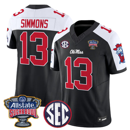 Ole Miss Rebels 2026 Sugar Bowl Vapor Limited Jersey - All Stitched