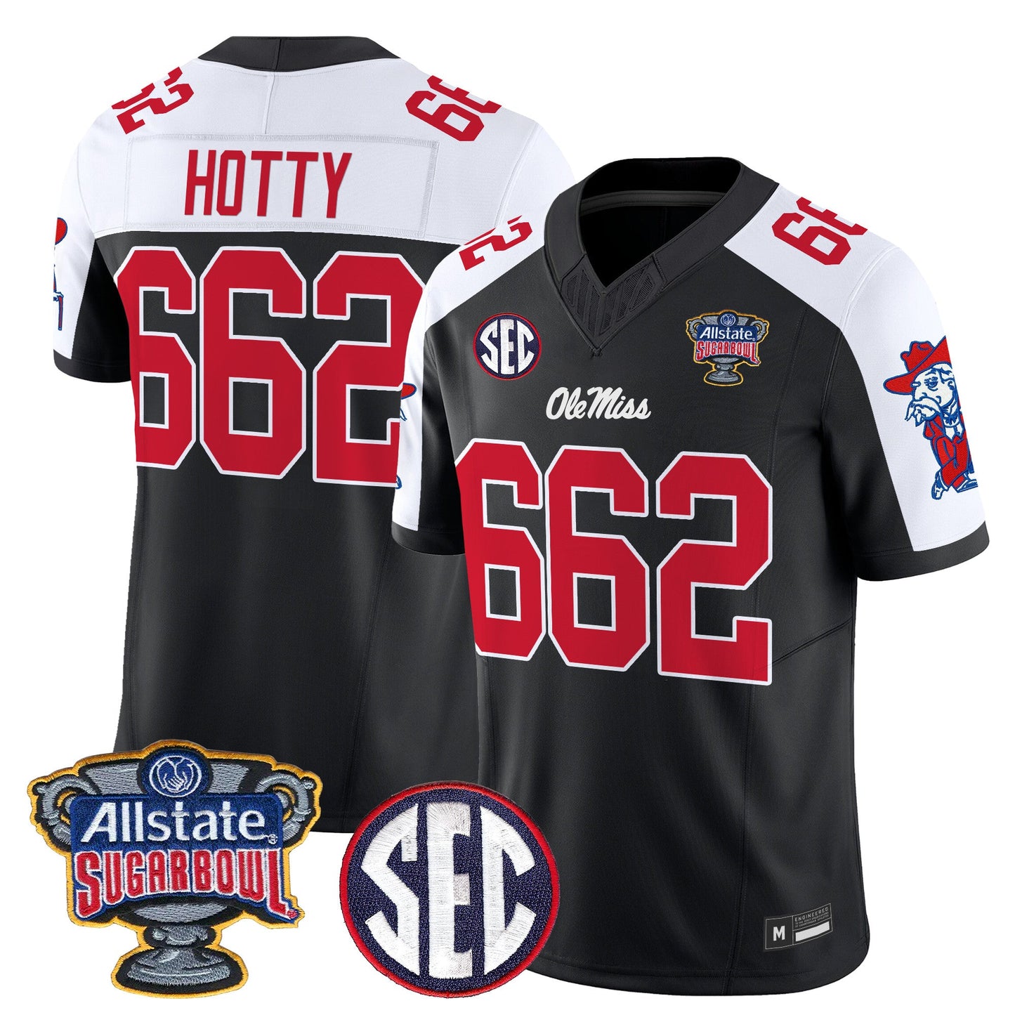 Ole Miss Rebels 2026 Sugar Bowl Vapor Limited Jersey - All Stitched