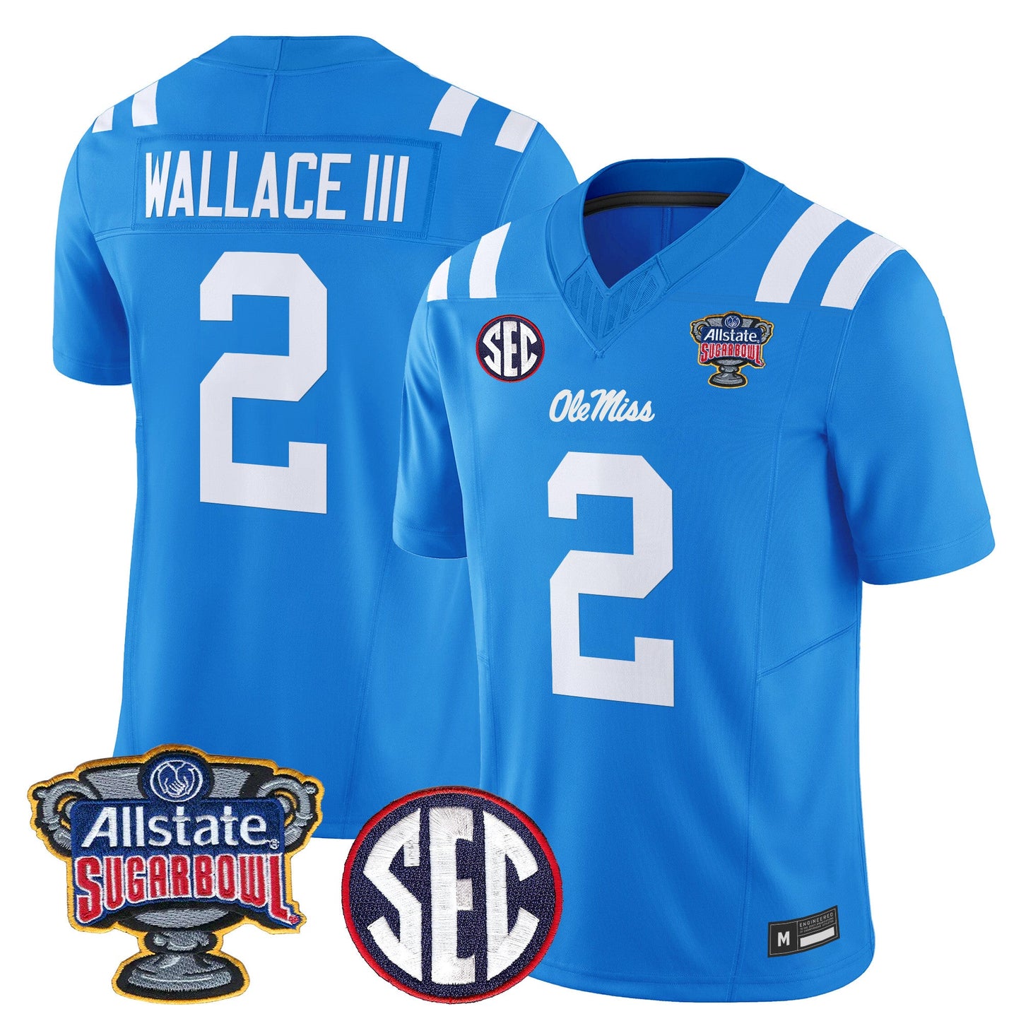 Ole Miss Rebels 2026 Sugar Bowl Vapor Limited Jersey - All Stitched