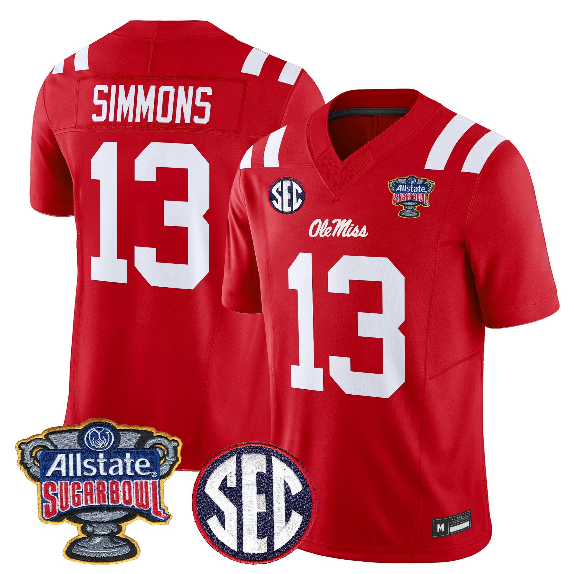 Ole Miss Rebels 2026 Sugar Bowl Vapor Limited Jersey - All Stitched
