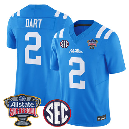Ole Miss Rebels 2026 Sugar Bowl Vapor Limited Jersey - All Stitched