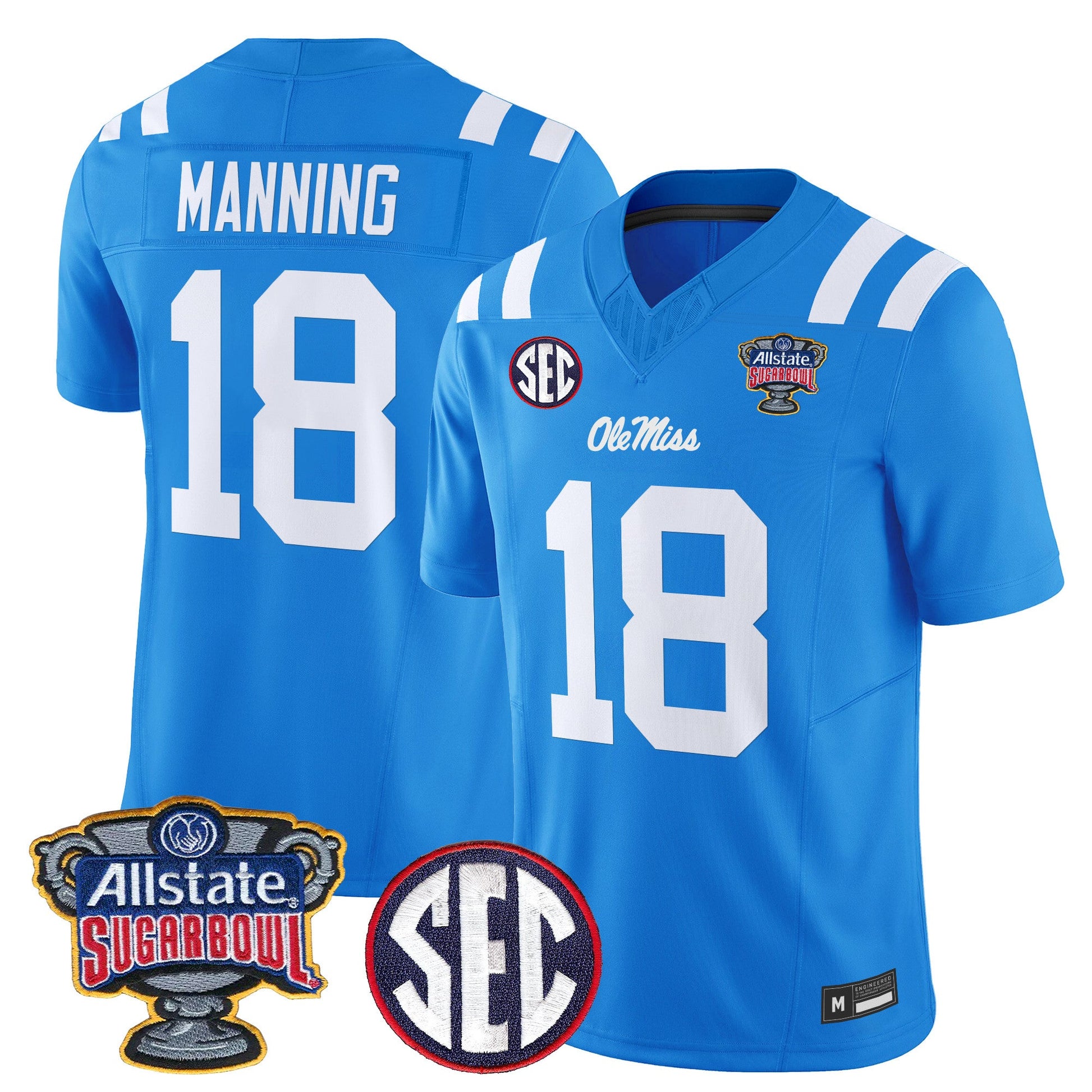 Ole Miss Rebels 2026 Sugar Bowl Vapor Limited Jersey - All Stitched