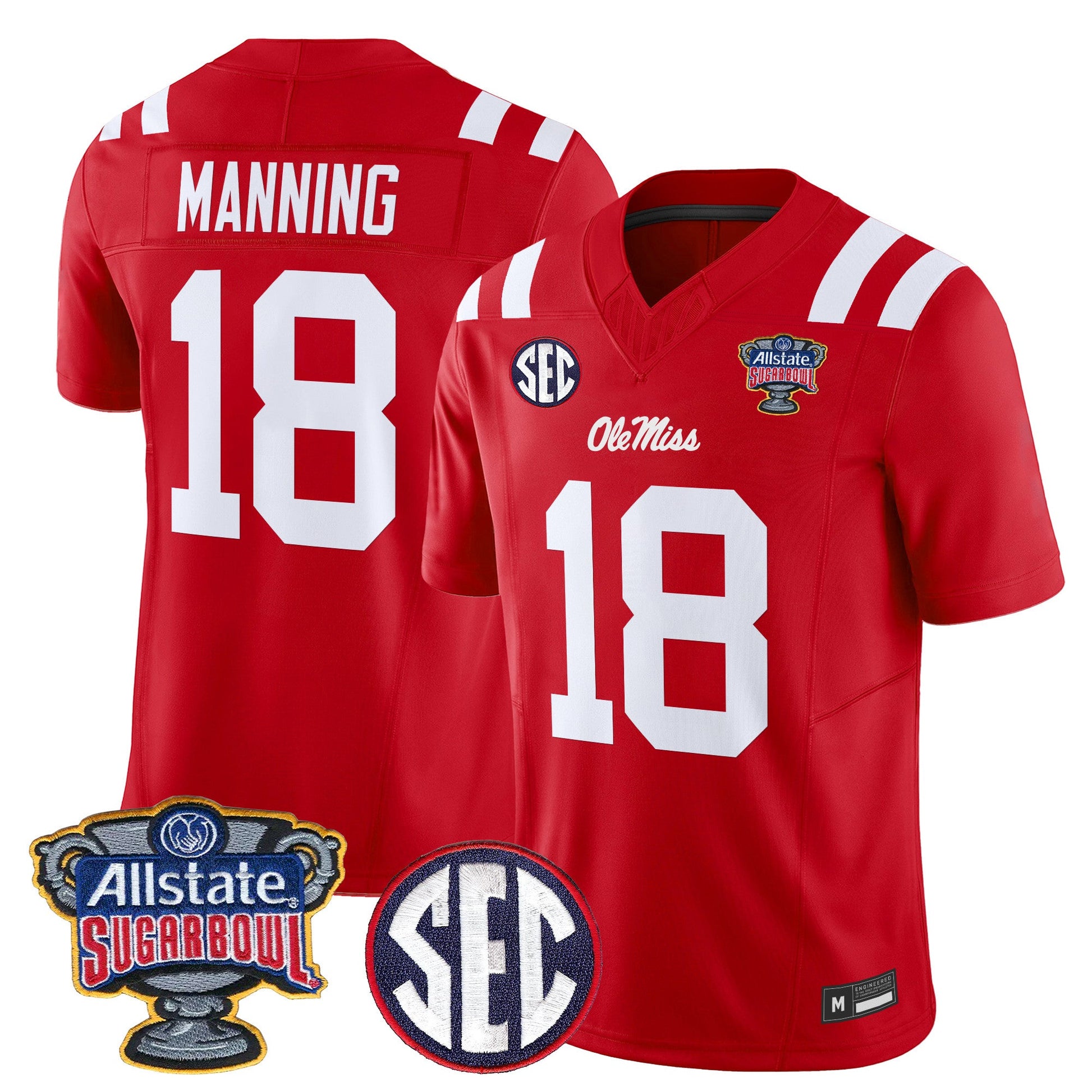 Ole Miss Rebels 2026 Sugar Bowl Vapor Limited Jersey - All Stitched