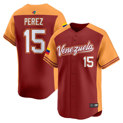 Men's Team Venezuela World Baseball Classic Vapor Premier Jersey - 2026 Roster - All Stitched