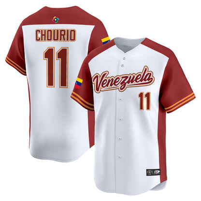 Men's Team Venezuela World Baseball Classic Vapor Premier Jersey - 2026 Roster - All Stitched