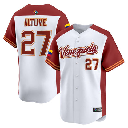 Men's Team Venezuela World Baseball Classic Vapor Premier Jersey - 2026 Roster - All Stitched