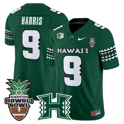 Men's Hawai'i Rainbow Warriors 2025 Hawai'i Bowl Vapor Limited Jersey - All Stitched