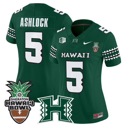 Women's Hawai'i Rainbow Warriors 2025 Hawai'i Bowl Vapor Limited Jersey - All Stitched