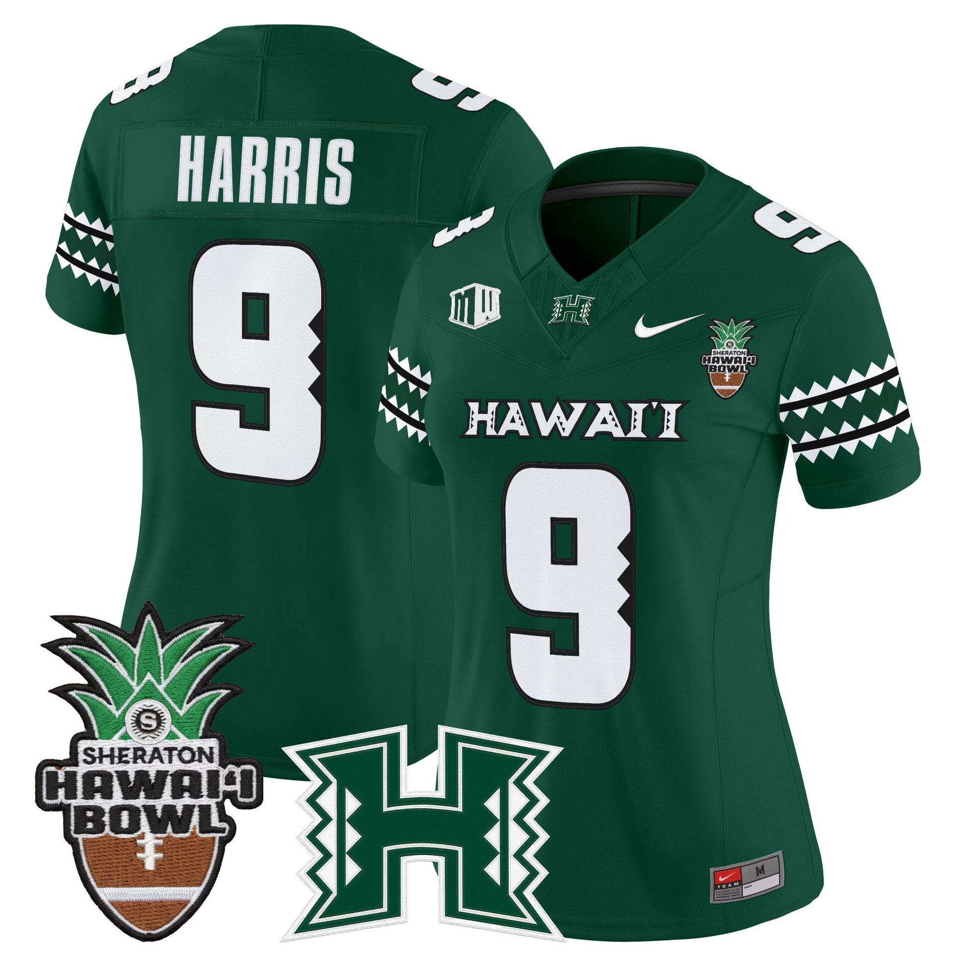 Women's Hawai'i Rainbow Warriors 2025 Hawai'i Bowl Vapor Limited Jersey - All Stitched