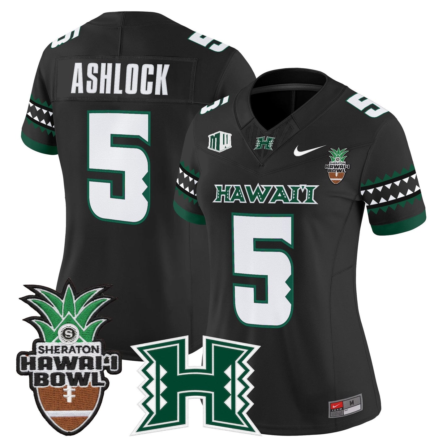 Women's Hawai'i Rainbow Warriors 2025 Hawai'i Bowl Vapor Limited Jersey - All Stitched
