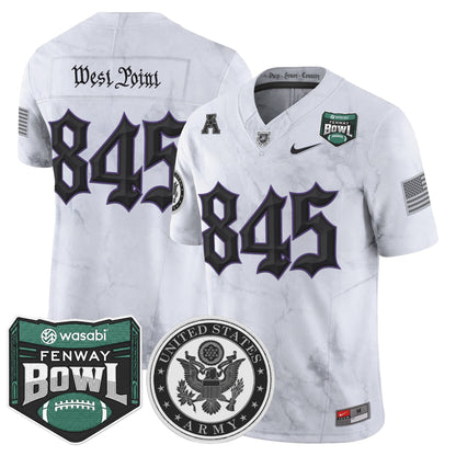 Men's Army Black Knights Honoring 250 Years Of Service And Sacrifice Vapor Limited Jersey - 2025 Fenway Bowl Patch - All Stitched