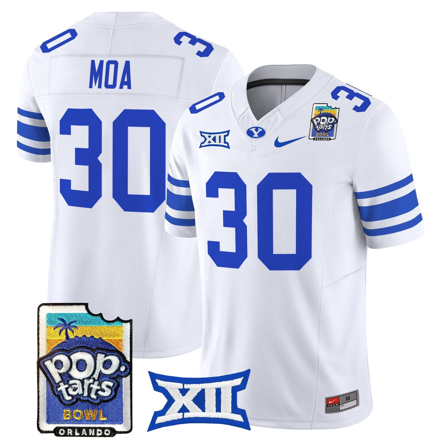 Men's BYU Cougars 2025 Pop-Tarts Bowl Vapor Limited Jersey - All Stitched