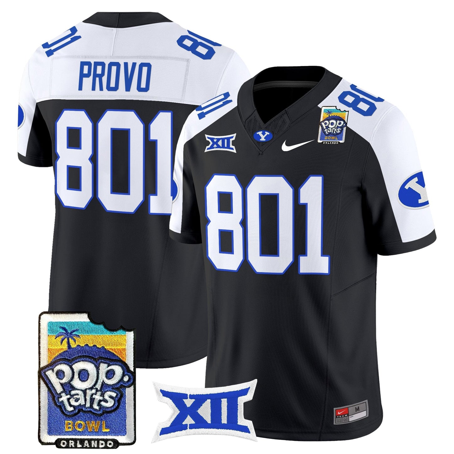 Men's BYU Cougars 2025 Pop-Tarts Bowl Vapor Limited Jersey - All Stitched