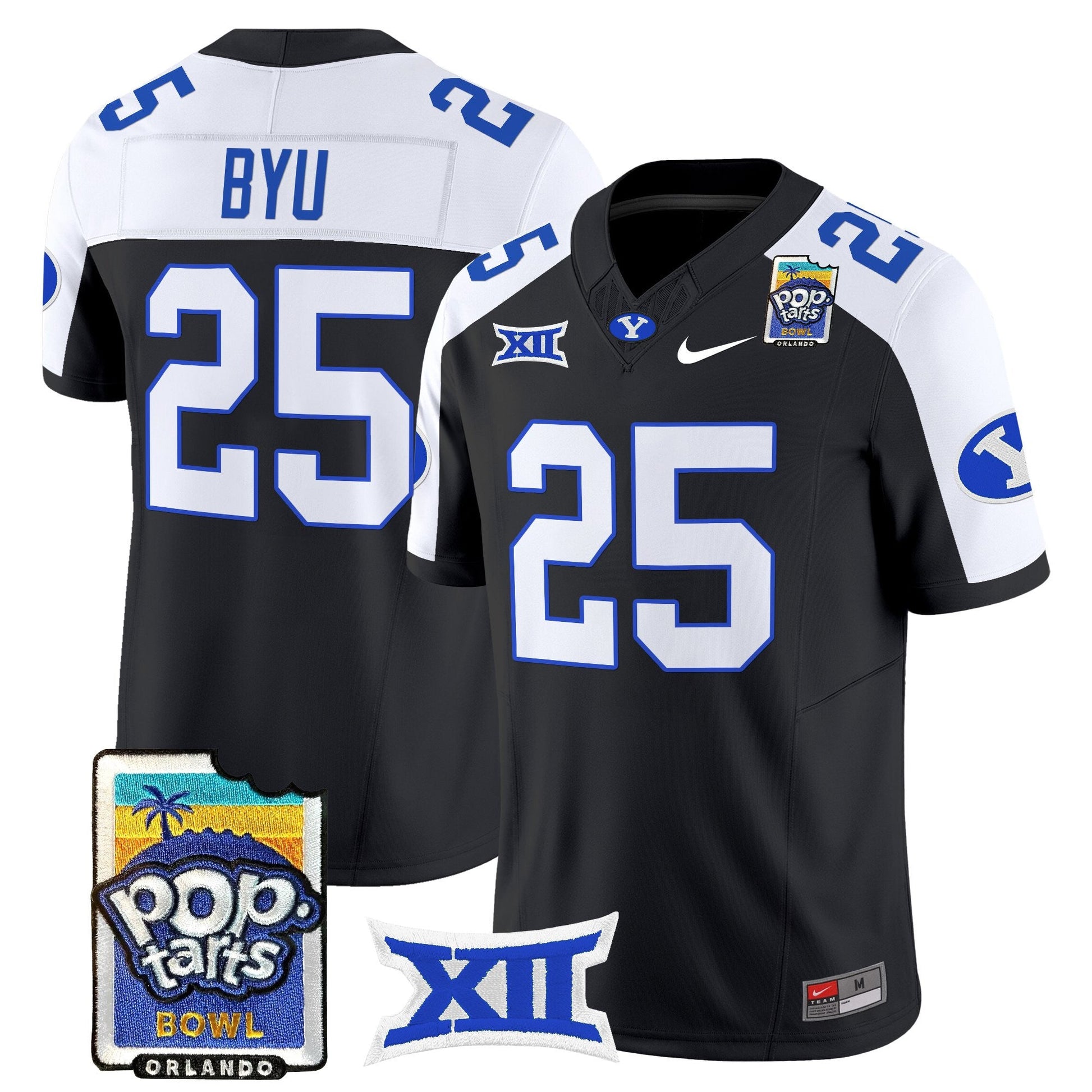 Men's BYU Cougars 2025 Pop-Tarts Bowl Vapor Limited Jersey - All Stitched